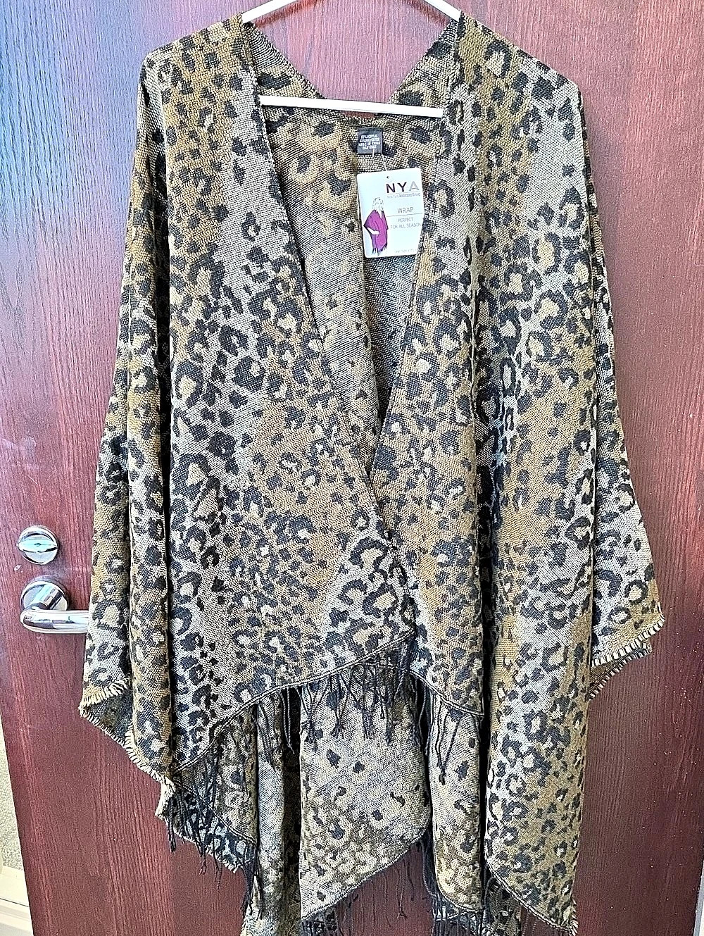 NWT NYA Leopard Print Wrap / Shawl